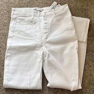 Zara White Women's Skinny Jeans